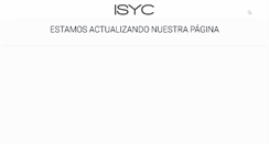 Desktop Screenshot of isyc.com