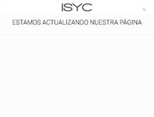 Tablet Screenshot of isyc.com
